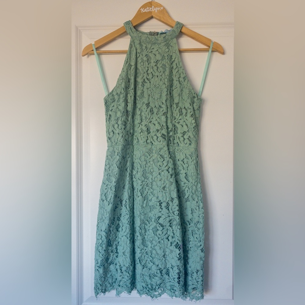 Turquoise short dress